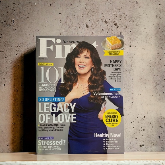 First For Women Magazine May 13 2024 Marie Osmond Legacy of Love Mothers Day - Picture 2 of 5